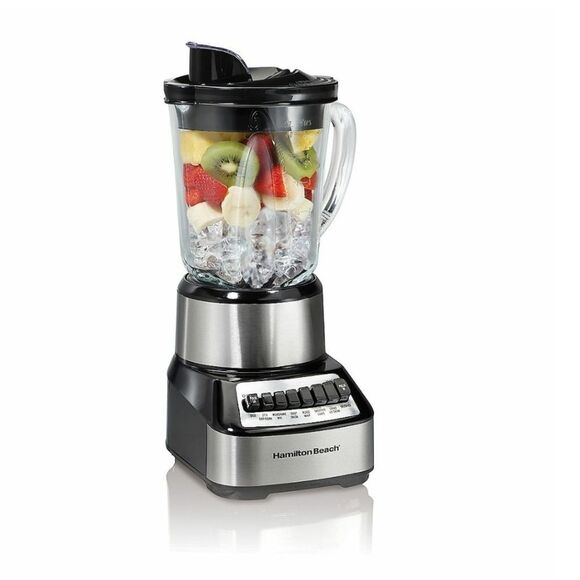 HAMILTON BEACH WAVE CRUSHER 14 SPEED GLASS JAR BLENDER - Picture 1 of 16